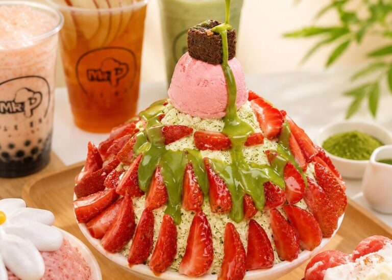 So sánh kết cấu đá bào truyền thống và Bingsu Kem tuyết Hàn Quốc