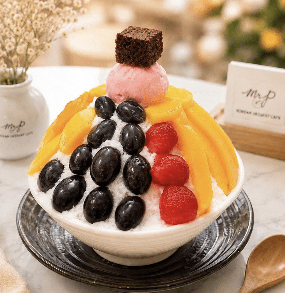 bingsu dưa lưới