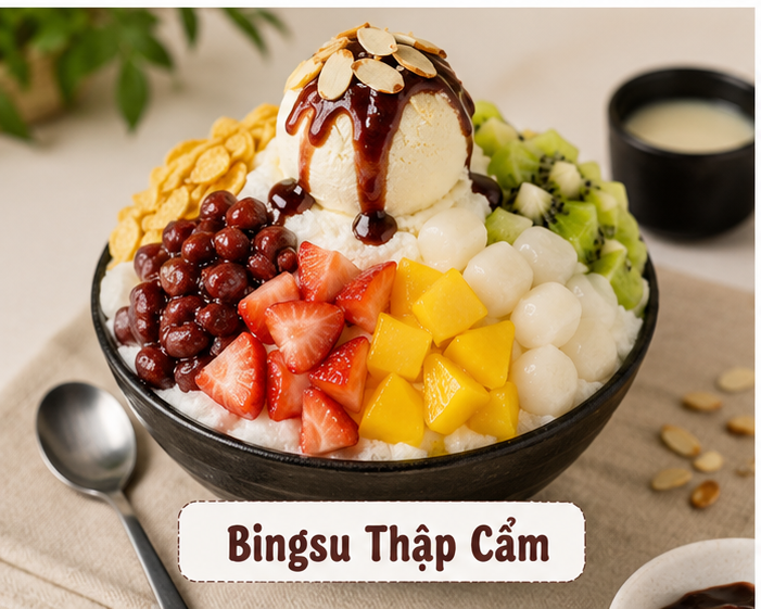 bingsu thap cam