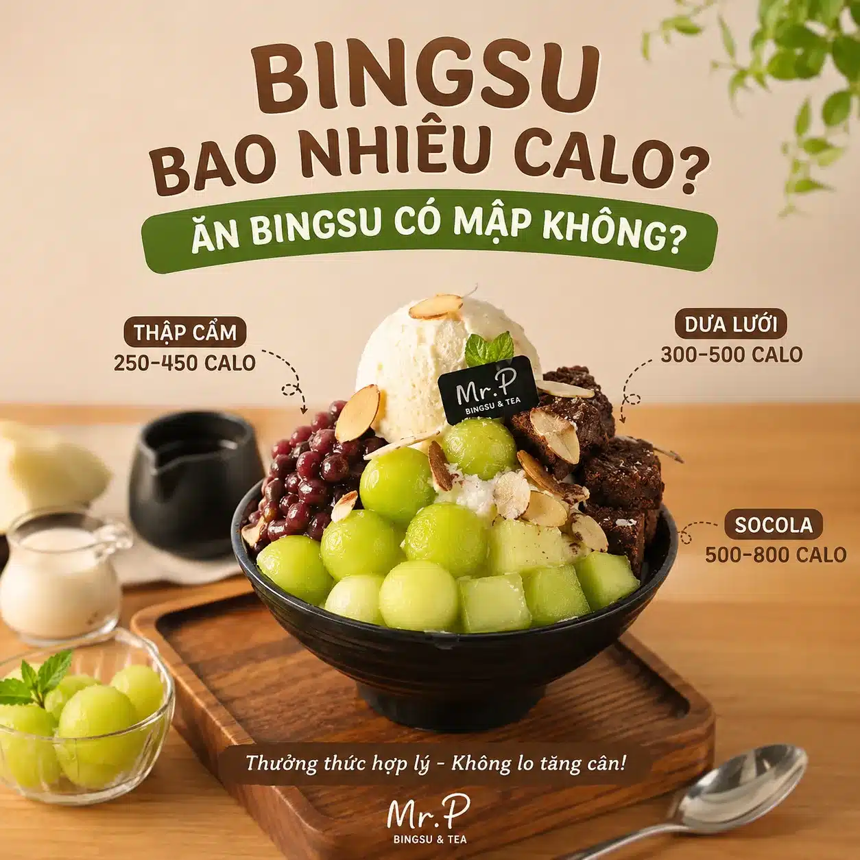 Bingsu bao nhiêu calo?