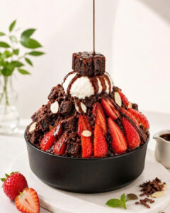 Trang chủ bingsu socola mix dâu