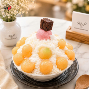 Bingsu trái cây với kem tuyết mềm mịn tại MRP Bingsu Cần Thơ